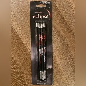 The Twilight Saga: Eclipse Pencil Set (4 Pack) *NIB*